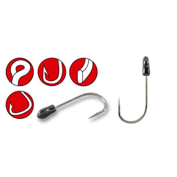 Gamakatsu Preda Trailer Hooks Black #2 Haken