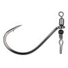 Gamakatsu Preda Swivel Shot Black Hooks #1/0 Haken mit Wirbel