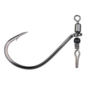   Gamakatsu Preda Swivel Shot Black Hooks #1/0 Haken mit Wirbel
