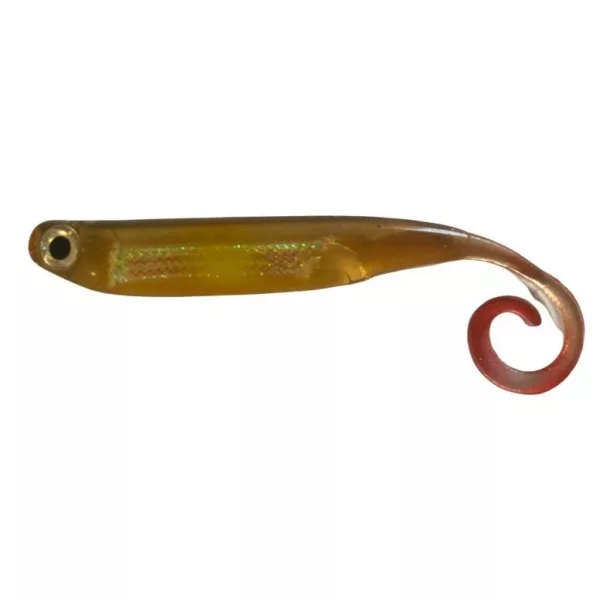 Rapture Power Minnow Curly Tail 7,5cm Brownie Plastikköder 6 Stk.