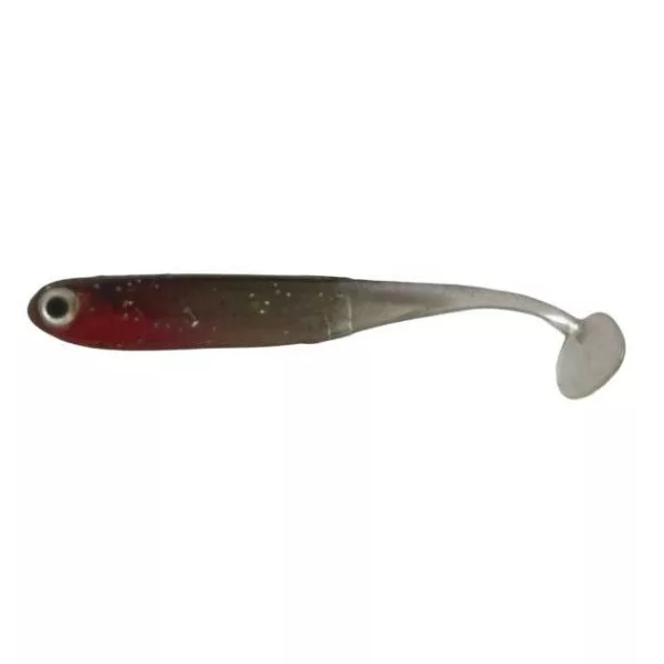 Rapture Mini Minnow Shad Tail 4,5cm Hot Silver Weichgummi Köder 6 Stk.