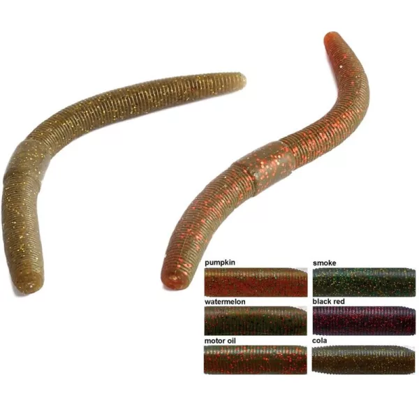 Rapture W. Wacky Worm 12,5cm Smoke Gummiköder 10Stück