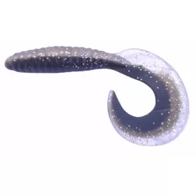   Rapture Fun Tail Grub 6,5cm Schwarz Silber Plastik Köder 10db