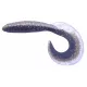 Rapture Fun Tail Grub 6,5cm Schwarz Silber Plastik Köder 10db