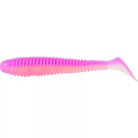   Rapture Ribbed Swing Shad 4cm Pink Shake Plastikköder 14 Stk.