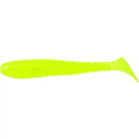 Rapture Ribbed Swing Shad 4cm Neongelb Plastikköder 14 Stk.