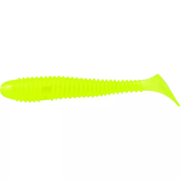 Rapture Ribbed Swing Shad 4cm Neongelb Plastikköder 14 Stk.