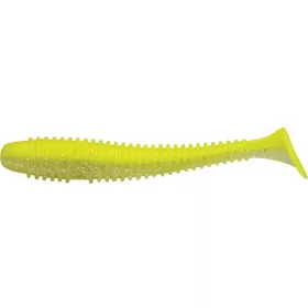   Rapture Ribbed Swing Shad 4cm Chartreuse Ghost Plastikköder 14 Stück