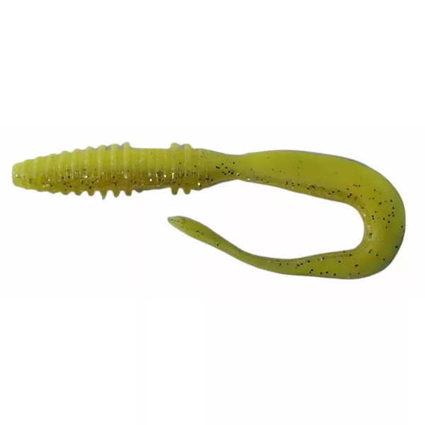 Rapture Mad Worm 10cm Chartreuse Ghost Kunststoffköder 10 Stk.