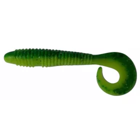 Rapture Swing Grub 7,5cm Lime Yellow Plastikköder 10 Stück