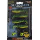 Rapture Slugger Shad Set 5,5cm Yellow & Blue 4+2 Stk. Kunstköder-Set