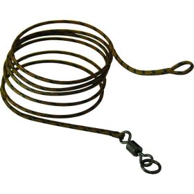   K-Karp DT Uni Link SW 60cm Braunes Vorfach mit Bleieinlage und Wirbel 2 Stk.