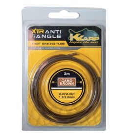 K-Karp XTR Sinking Tube Braun 1,0-2,0mm Anti-Tangle-Rohr 2m