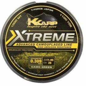 K-Karp Extreme Camo Gravel 1000m 0,30mm Monofile Hauptschnur