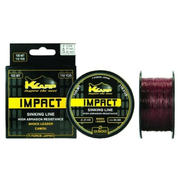 K-Karp Impact Shock Leader 100m 0,50mm Monofile Hauptschnur