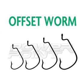 Rapture Offset Worm 2/0 Offset-Haken 10 Stück