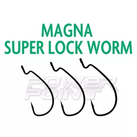 Rapture Magna Super Lock Worm 3/0 Offset-Haken 10 Stück