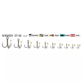 Trabucco Shinken ST-36 BN #14 Drillinge 6 Stk.