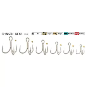 Trabucco Shinken ST-56 TN #2 Drillingshaken 5 Stk.