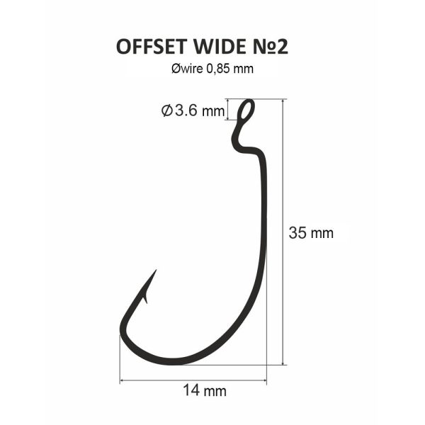 DS Offset wide Nr. 2. (5 Stk./Packung)