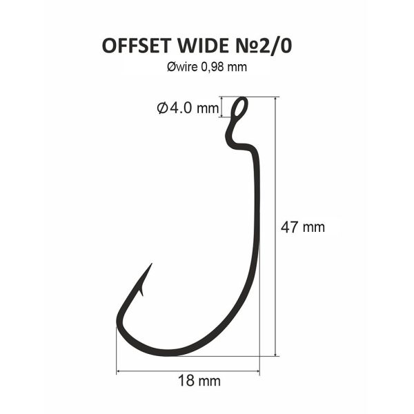 DS Offset wide Nr. 2/0 (4 Stück/Packung)