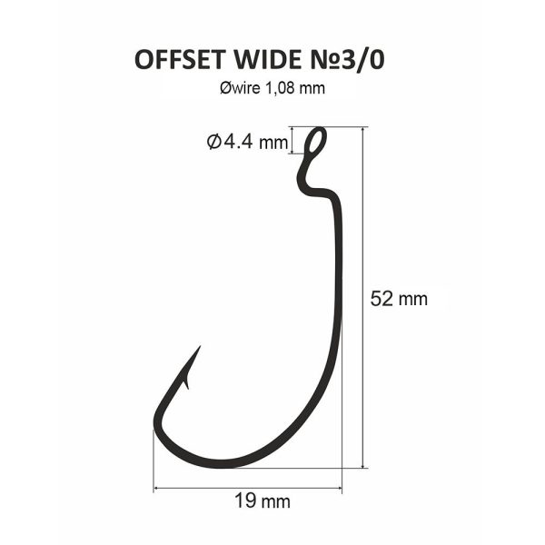 DS Offset wide Nr. 3/0 (3 Stück/Packung)