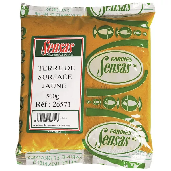 Sensas Terre De Surface Gelber Ton 0,5kg