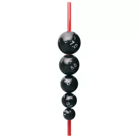  Cralusso - Zentrales Bleigewicht mit Schutzschlauch 5 Stk./Packung - Bleikugel - 4gr