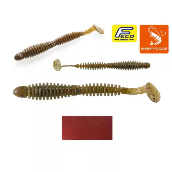 Tiemco Locoism Flexy Shad 7,6cm #004 Cola Plastikköder 9Stk.