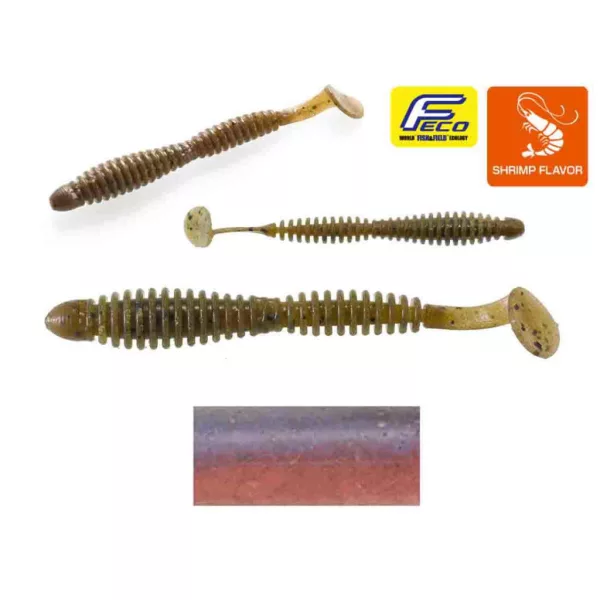 Tiemco Locoism Flexy Shad 8,9cm #002 Na Pro Blue Plastikköder 7Stk.