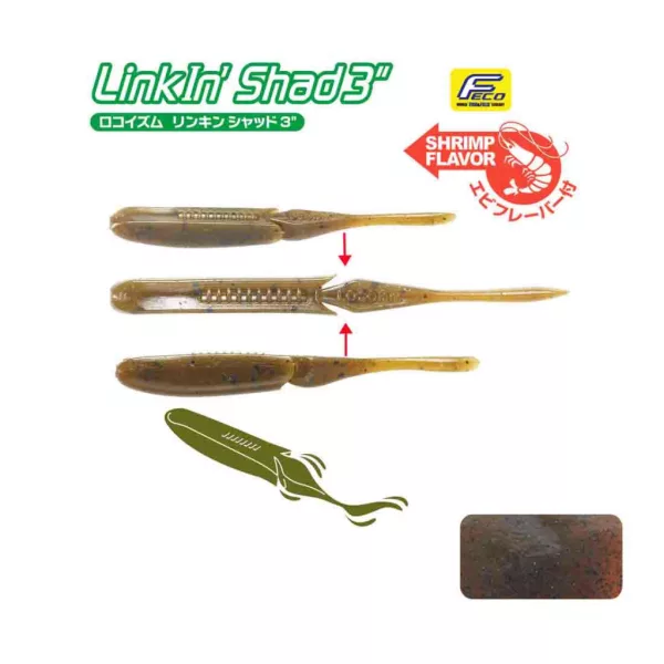 Tiemco Linkin Shad 10cm 133 Plastikköder 9Stk