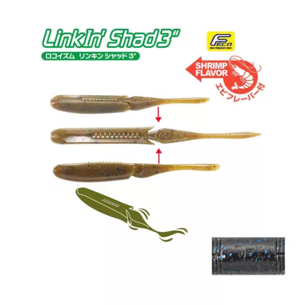Tiemco Linkin Shad 12,5cm 112 Plastikköder 5Stk