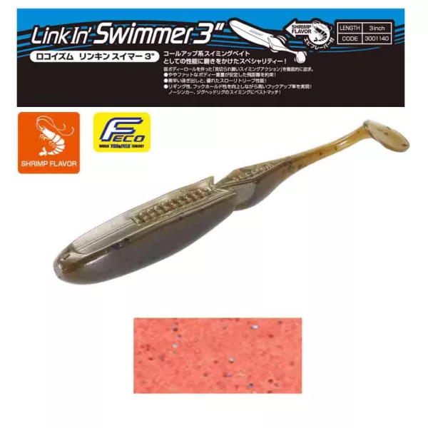 Tiemco Linkin Swimmer 7,6cm 156 Plastikköder 9Stk