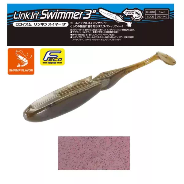 Tiemco Linkin Swimmer 7,6cm 169 Kunststoffköder 9 Stk.