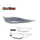 Tiemco Jerky Popper Eco 8,3cm 6gr 19 Electric Shad Kunststoffköder 3 Stück