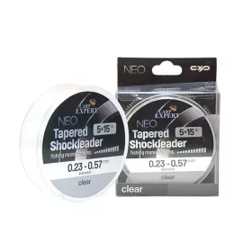   Carp Expert Neo Tapered Shock Leader Transparent 0,33-0,57mm Vorfachschnur 5x15m