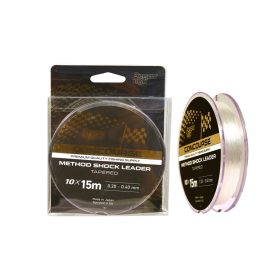   Benzár Concourse Method Shock Leader 0,20-0,40mm 10x15m Monofile Vorfachschnur