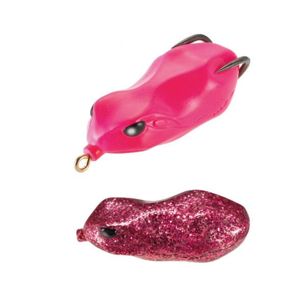 Tiemco Vajra Frog FRG-60 6cm 12 Pink Glitter Froschimitat