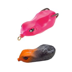   Tiemco Vajra Frog FRG-60 6cm 19 Orange Head/Smoke Glitter Froschimitat