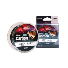   Carp Expert Smart Carbon Schwarz 0,18mm Monofile Hauptschnur 300m