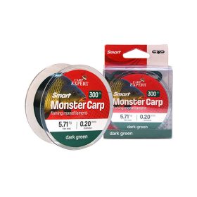   Carp Expert Smart Monster Carp Dunkelgrün 0,30mm Monofile Hauptschnur 300m