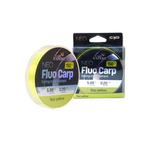 Carp Expert Neo Fluo Carp Fluo Gelb 0,25mm Monofile Hauptschnur 150m