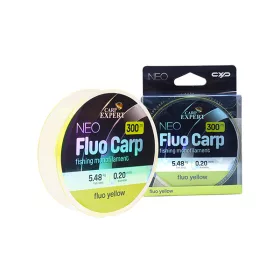   Carp Expert Neo Fluo Carp Fluo Gelb 0,25mm Monofil Hauptschnur 300m