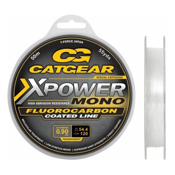 Catgear Xpower Mono Leader FC 50m 160lb Monofile Vorfachschnur