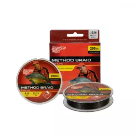 Schnur Benzar Method Braid 0,16Mm 12,13 Kg 200M Dunkelbraun