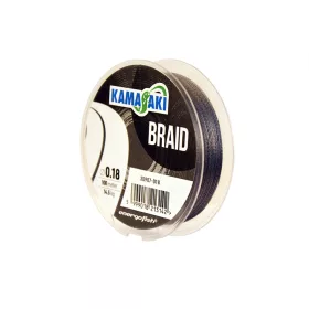 Kamasaki Braid Grey Geflochtene Schnur 0,18mm 14,5kg 100m