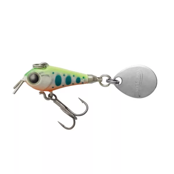 Tiemco Riot Blade S 2,5cm 9gr 102 Holo Chartreuse Back Yamame Spinnertail