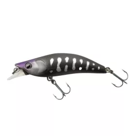   Tiemco Mukkuri 52F 5,2cm 3,4gr #006 Mattschwarz Yamame Silber Wobbler