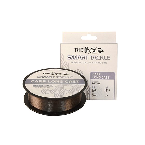 The One Carp Long Cast Brown 300m 0.28mm Monofil Hauptschnur