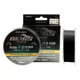 Nevis Navy Carp 300m 0.22mm Monofile Hauptschnur-Schwarz